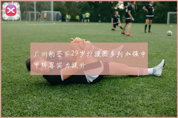 广州豹签下29岁外援图多列加强中甲阵容实力提升